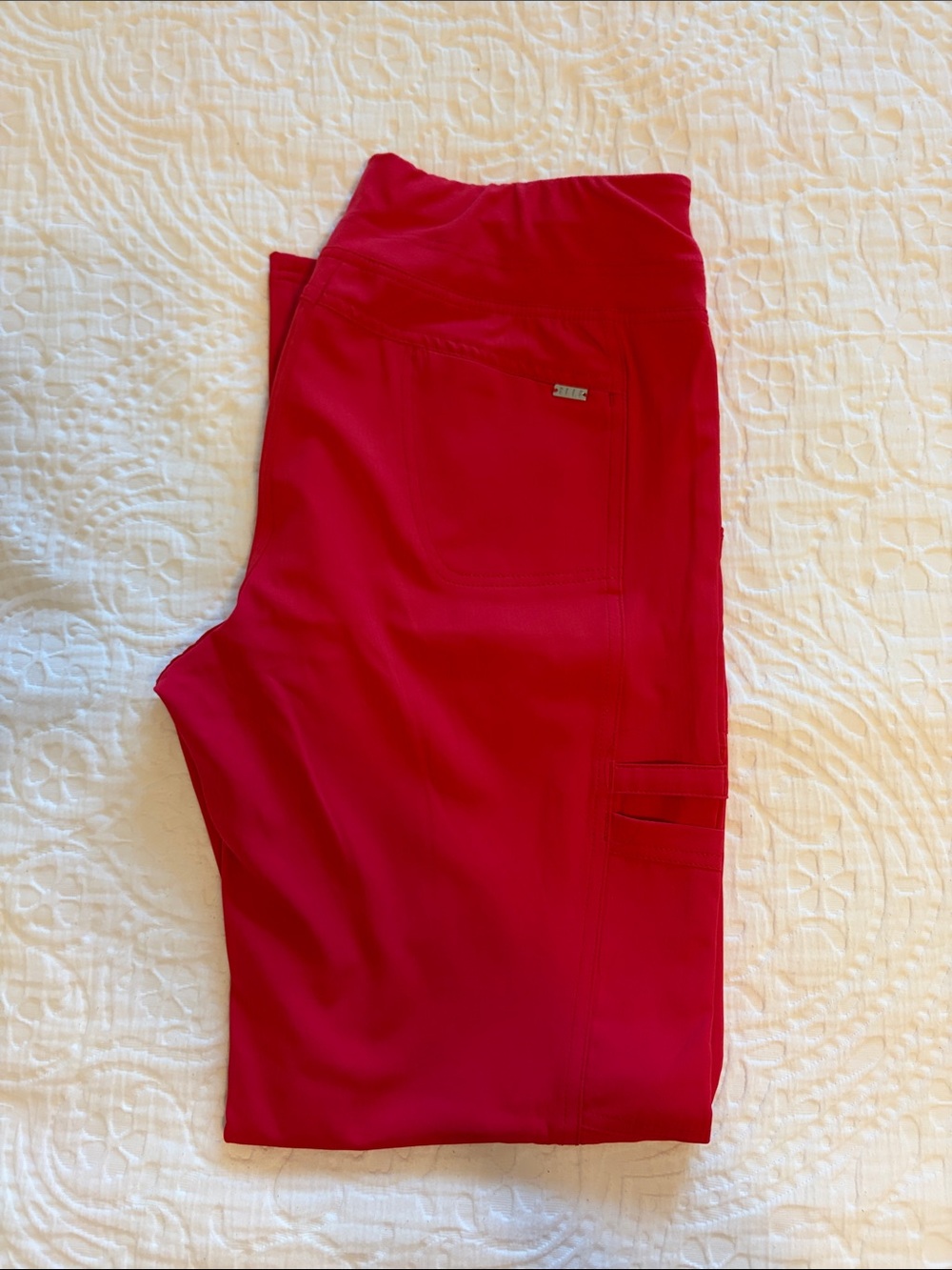 Elle Bright Red Women’s Scrub Pants